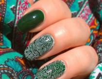 Oriental style manicure for a luxurious look