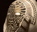 Polynesia on the forearm sketches