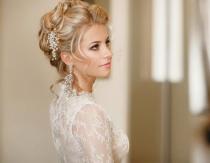 The most beautiful hairstyle for a wedding