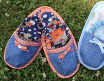 Interesting models of homemade slippers, sewn by yourself