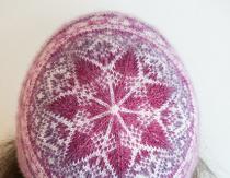 Jacquard hat with ears