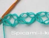 How to crochet Solomon loops How to tie a stole from Solomon loops