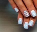 Beautiful nail designs with gel polish, shellac, acrylic paints